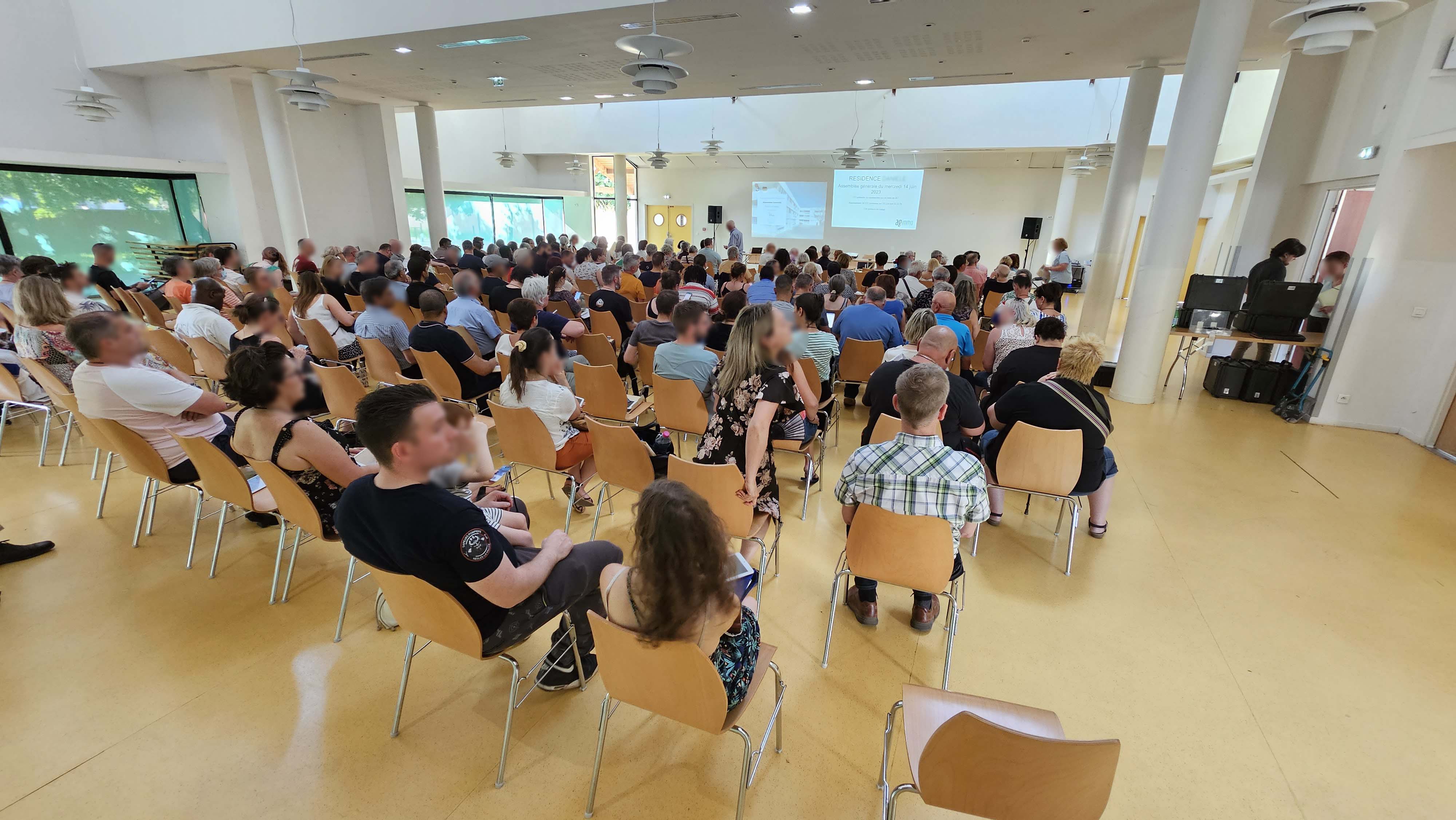 Beaucoup de monde ce jour-là ... Des enjeux importants à coup sûr